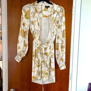 Generation Love Milano Gold Chain Shirt Dress